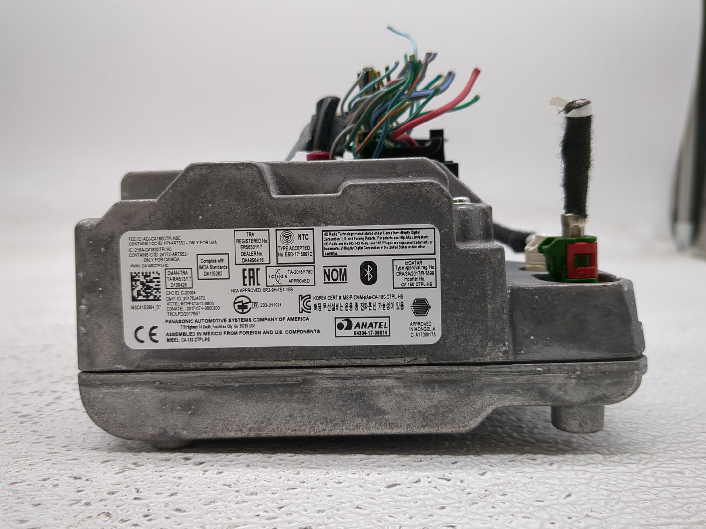 2021-2022 Jeep Grand Cherokee Radio AM FM Cd Player Receiver Replacement P/N:68520192AB CN-SC7AN3GL AC Fits Fits 2021 2022 O