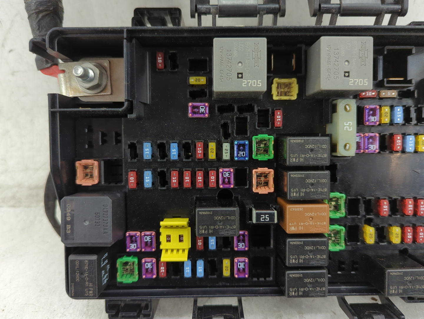 2021 Jeep Grand Cherokee Fusebox Fuse Box Panel Relay Module P/N:P68425203AB Fits OEM Used Auto Parts - Oemusedautoparts1.co