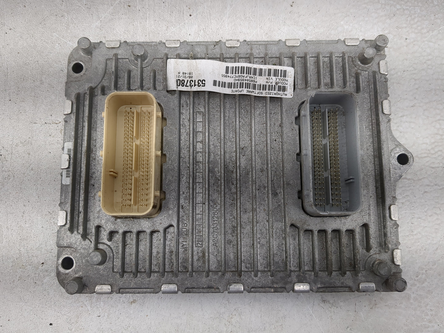 2020-2022 Jeep Grand Cherokee PCM Engine Control Computer ECU ECM PCU OEM P/N:P68504959AD A2C73312800 Fits Fits 2020 2021 20