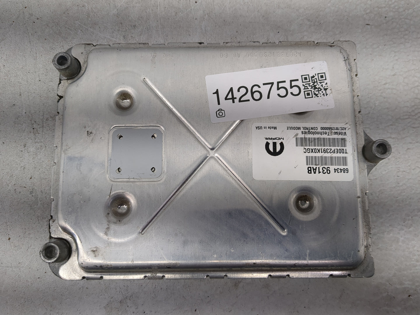 2020-2022 Jeep Grand Cherokee PCM Engine Control Computer ECU ECM PCU OEM P/N:P68504959AD A2C73312800 Fits Fits 2020 2021 20