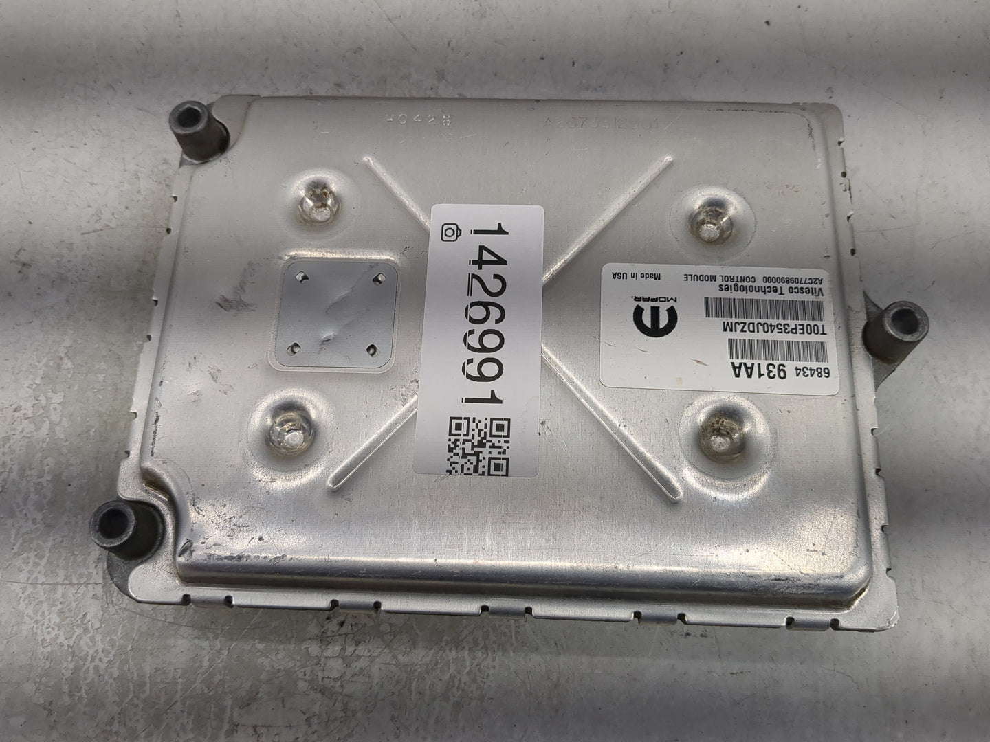2020-2022 Jeep Grand Cherokee PCM Engine Control Computer ECU ECM PCU OEM P/N:68434931AA T00EP3540JDZJM Fits Fits 2020 2021 
