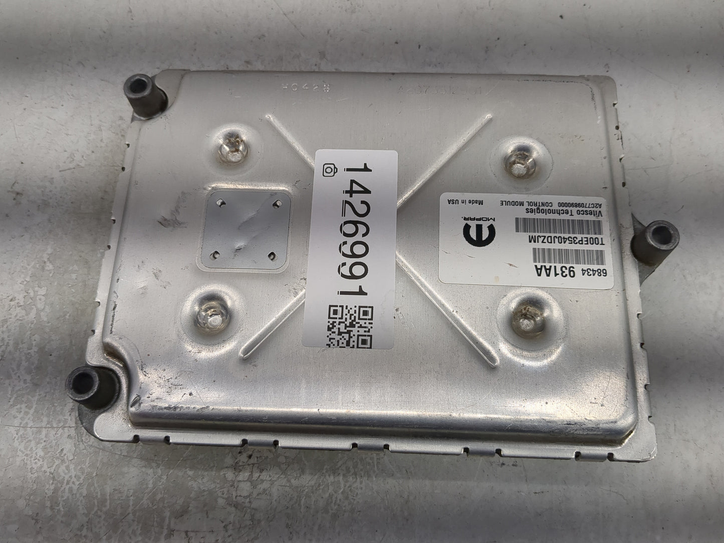 2020-2022 Jeep Grand Cherokee PCM Engine Control Computer ECU ECM PCU OEM P/N:68434931AA T00EP3540JDZJM Fits Fits 2020 2021 