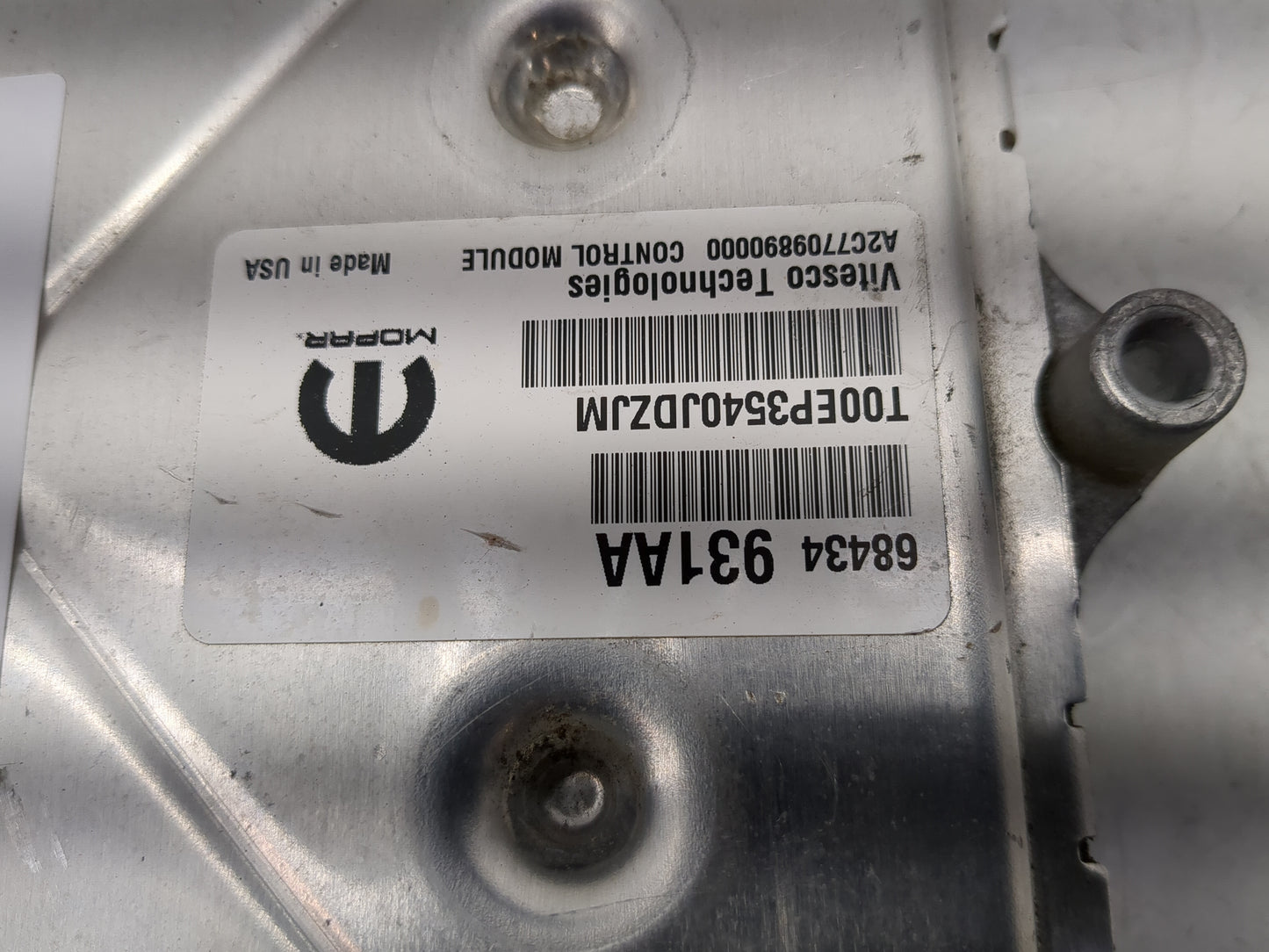 2020-2022 Jeep Grand Cherokee PCM Engine Control Computer ECU ECM PCU OEM P/N:68434931AA T00EP3540JDZJM Fits Fits 2020 2021 