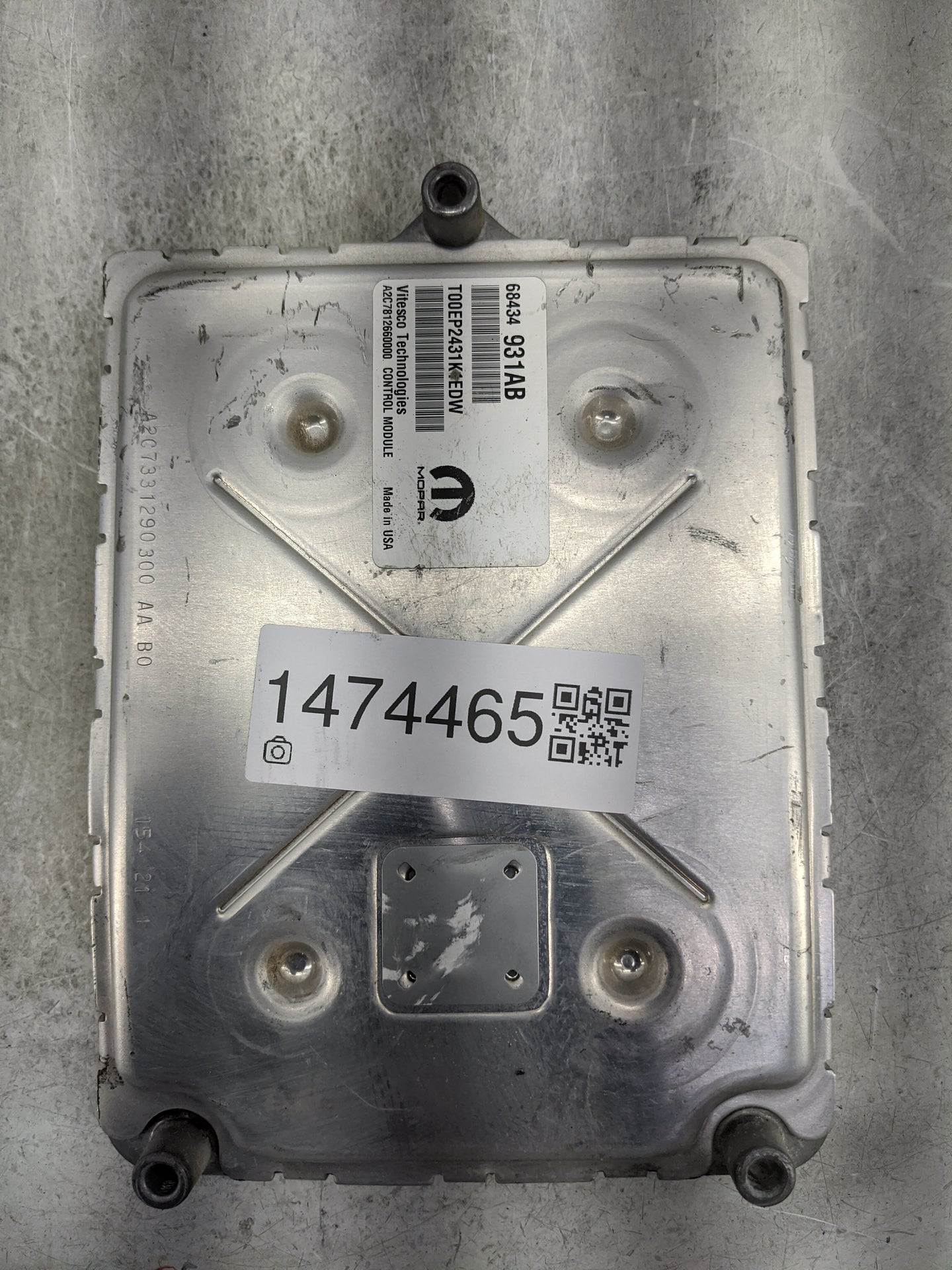 2020-2022 Jeep Grand Cherokee PCM Engine Control Computer ECU ECM PCU OEM P/N:68434931AB T00EP2431KEDW Fits Fits 2020 2021 2