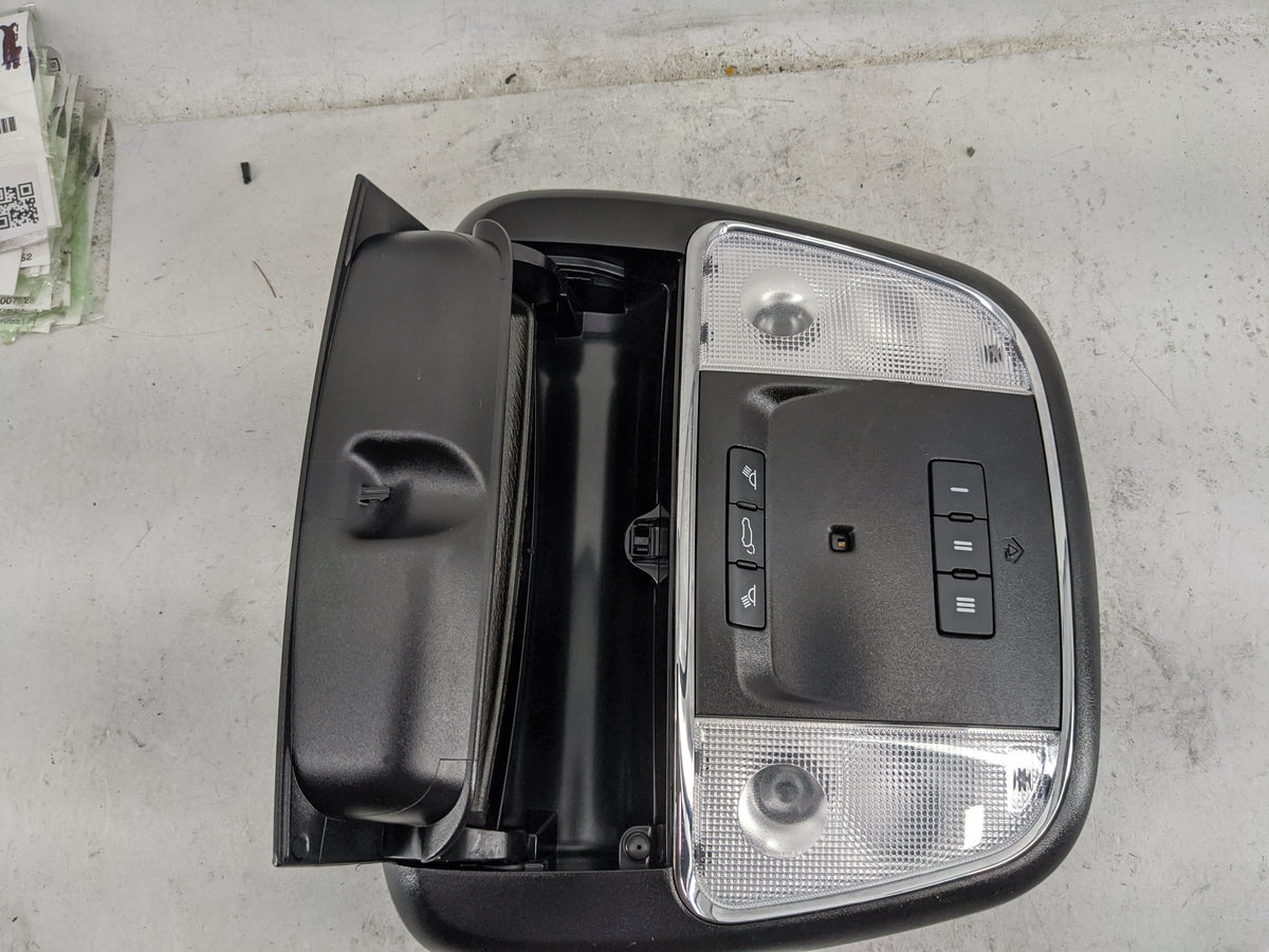 2021 Jeep Grand Cherokee Overhead Roof Console Black - Oemusedautoparts1.com