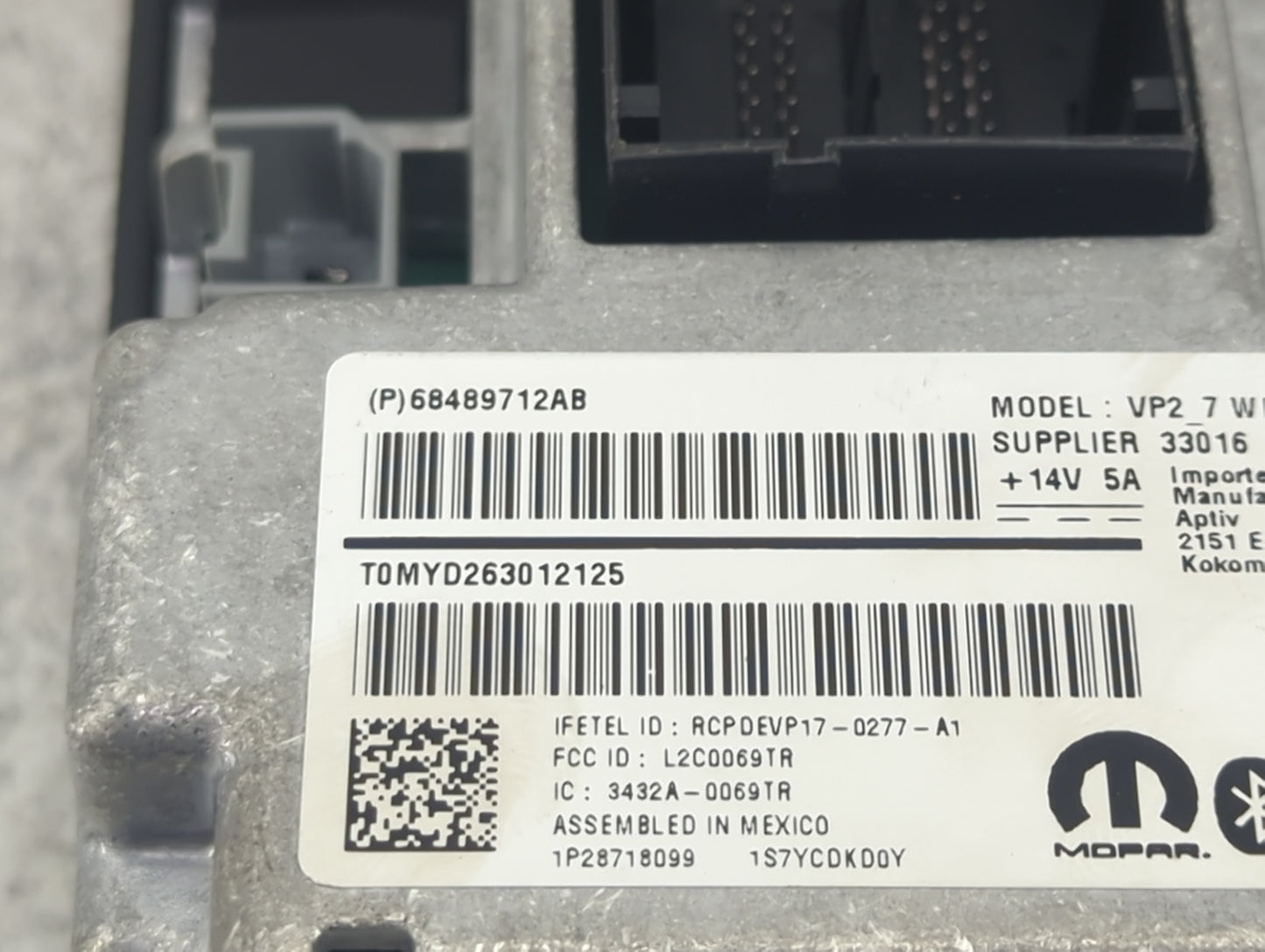 2021 Jeep Grand Cherokee Information Display Screen 1494936 - Oemusedautoparts1.com