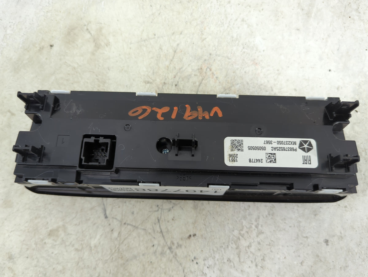 2021-2022 Jeep Grand Cherokee Climate Control Module Temperature AC/Heater Replacement P/N:P68376525AC MX237050-3567 Fits OE
