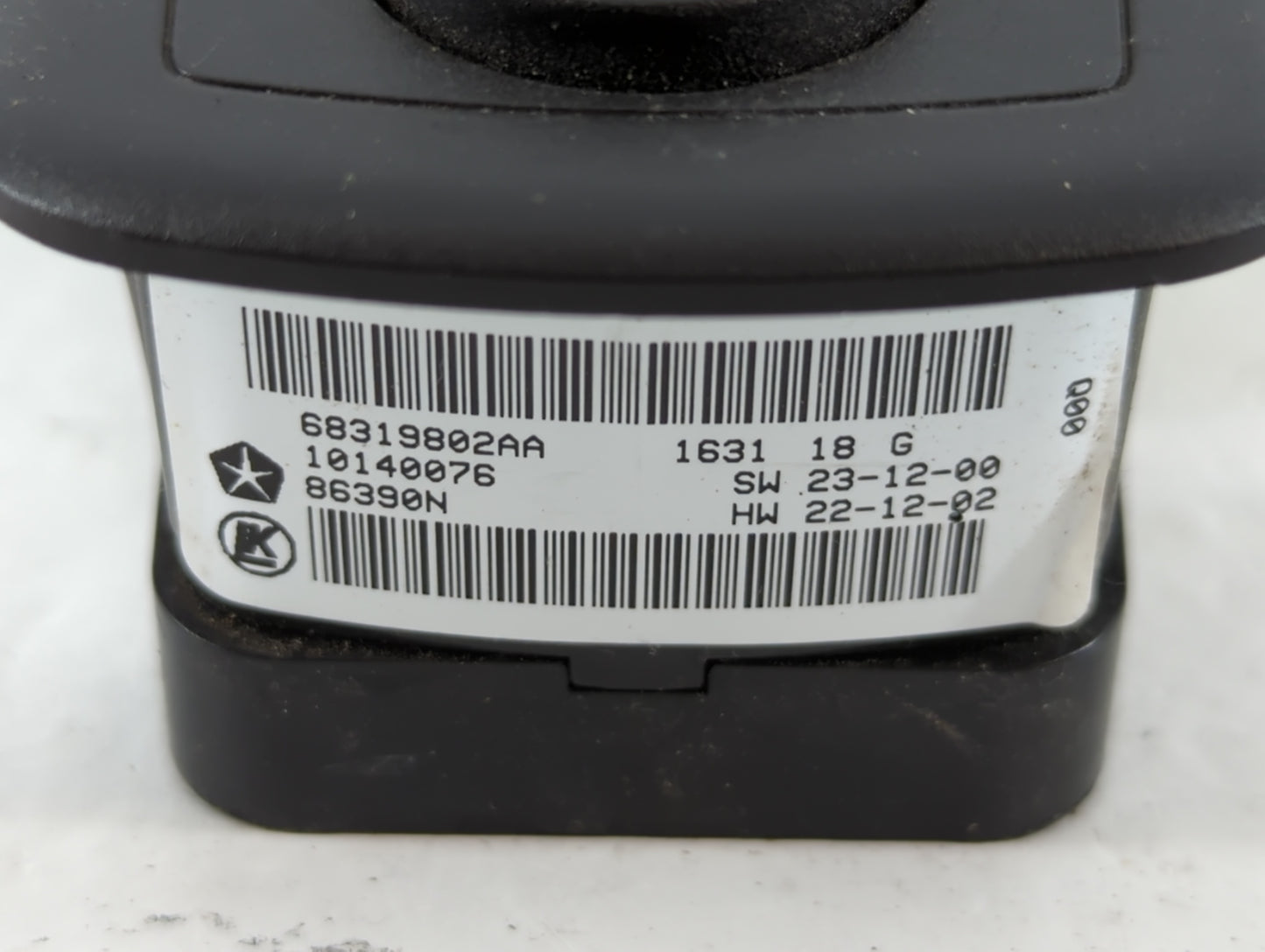 2016-2022 Jeep Grand Cherokee Master Power Window Switch Replacement Driver Side Left P/N:68319802AA Fits OEM Used Auto Part