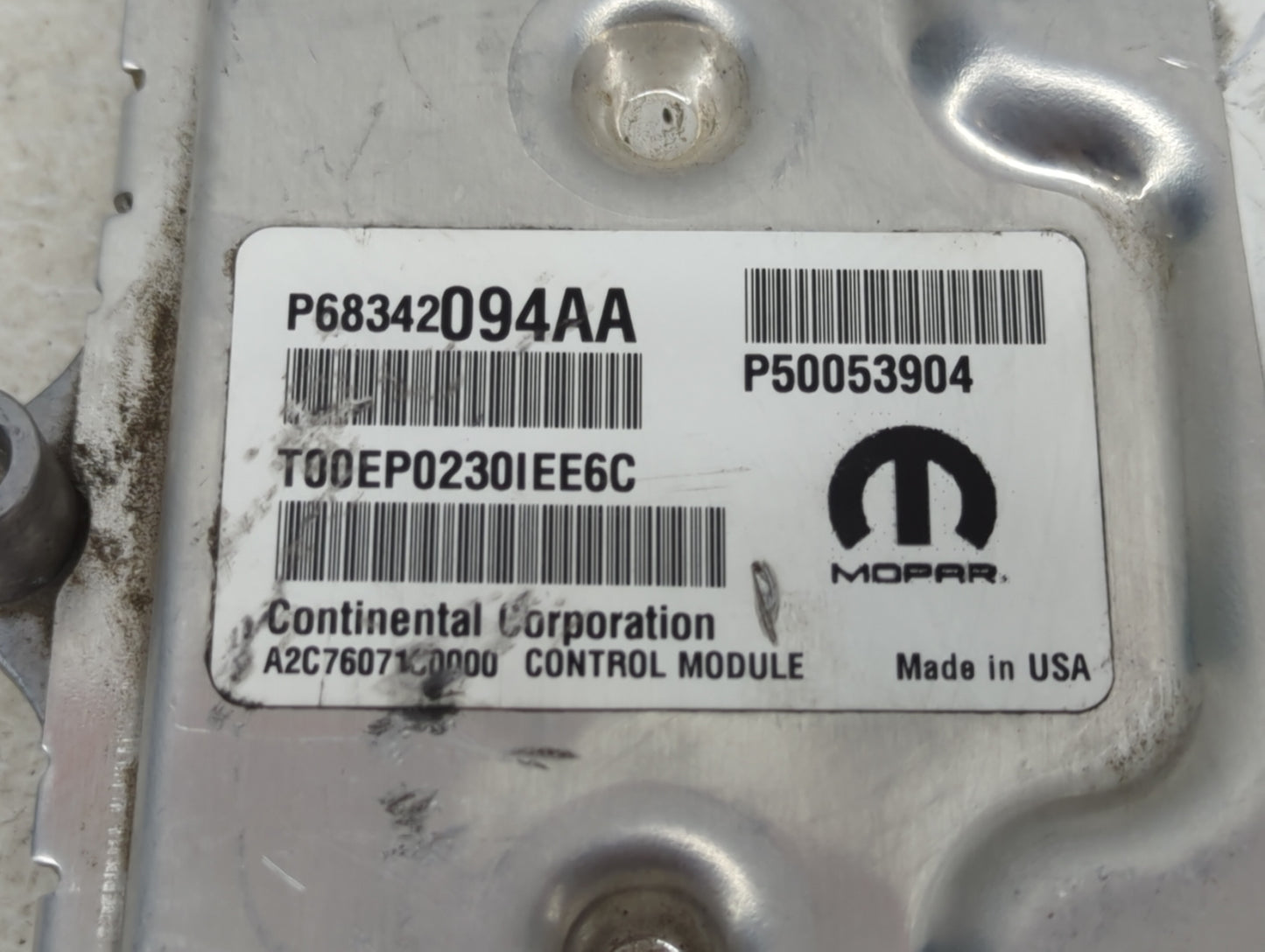 2018-2021 Jeep Renegade PCM Engine Control Computer ECU ECM PCU OEM P/N:P68342094AA Fits Fits 2018 2019 2020 2021 OEM Used A