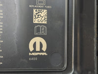 2021 Jeep Wrangler Fusebox Fuse Box Panel Relay Module Fits OEM Used Auto Parts - Oemusedautoparts1.com