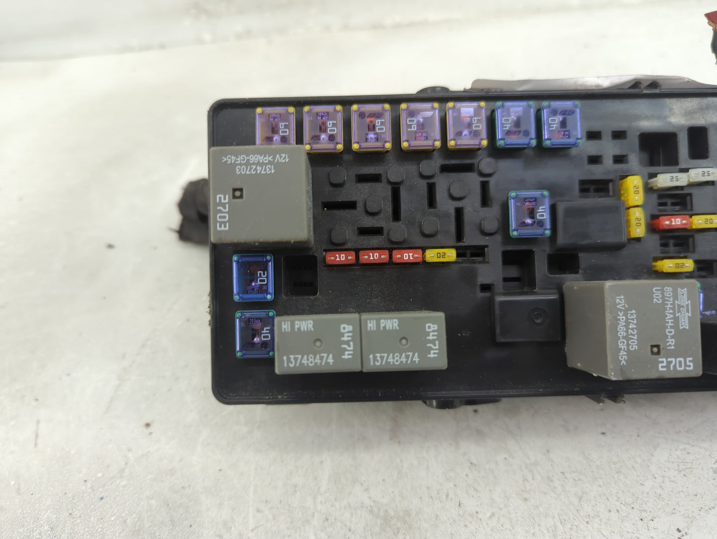 2021 Jeep Wrangler Fusebox Fuse Box Panel Relay Module P/N:13742703 13748474, 13742705, 89744AH-D-R1, 13814412, 13746475 Fit