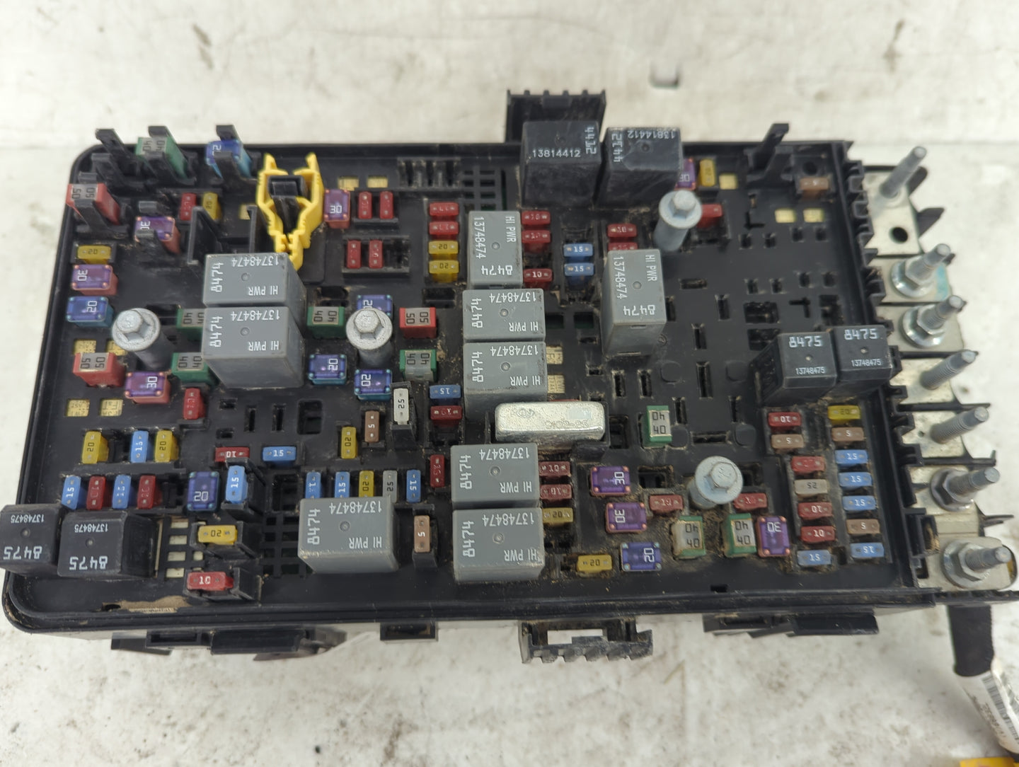 2021 Jeep Wrangler Fusebox Fuse Box Panel Relay Module P/N:13814412 13748474, 13748475, 8474, 8475 Fits OEM Used Auto Parts 