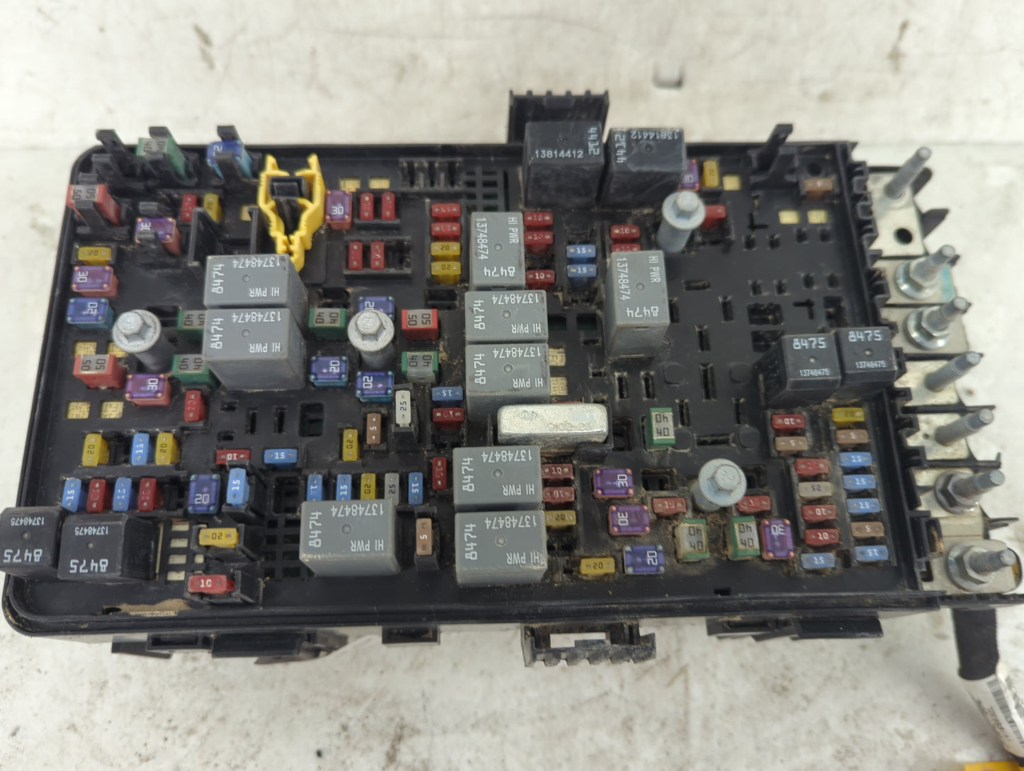 2021 Jeep Wrangler Fusebox Fuse Box Panel Relay Module P/N:13814412 13748474, 13748475, 8474, 8475 Fits OEM Used Auto Parts 