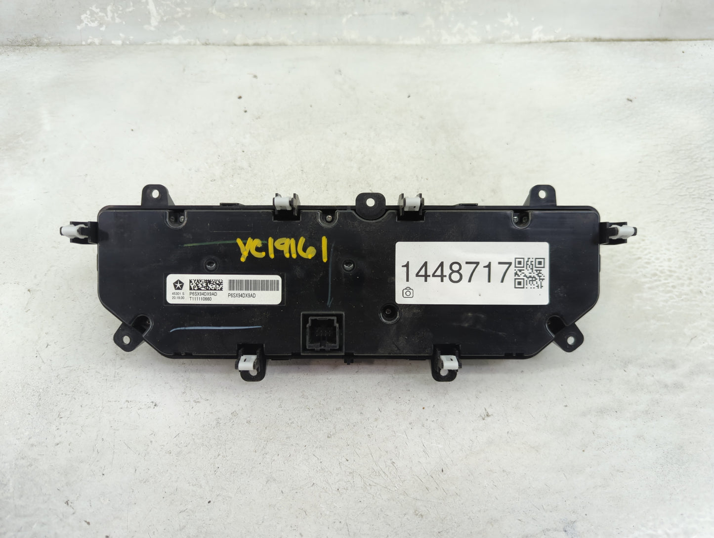 2021-2022 Jeep Wrangler Climate Control Module Temperature AC/Heater Replacement P/N:P6SX94DX9AD Fits Fits 2021 2022 OEM Use