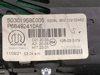 2021 Jeep Wrangler Instrument Cluster Speedometer Gauges P/N:50301958C005 P68492410AE Miles: Fits OEM Used Auto Parts - Oemu
