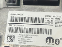 2021 Jeep Wrangler Radio AM FM Cd Player Receiver Replacement P/N:68474390AD L2C0068TR, 3432A-0068TR Fits OEM Used Auto Part
