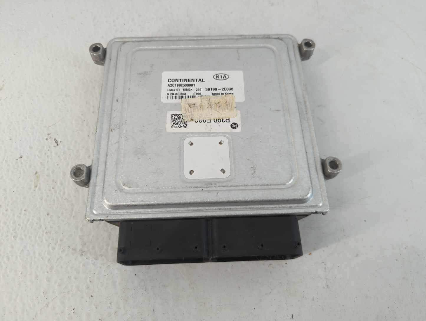 2021 Kia Forte PCM Engine Control Computer ECU ECM PCU OEM P/N:39199-2E036 Fits OEM Used Auto Parts - Oemusedautoparts1.com