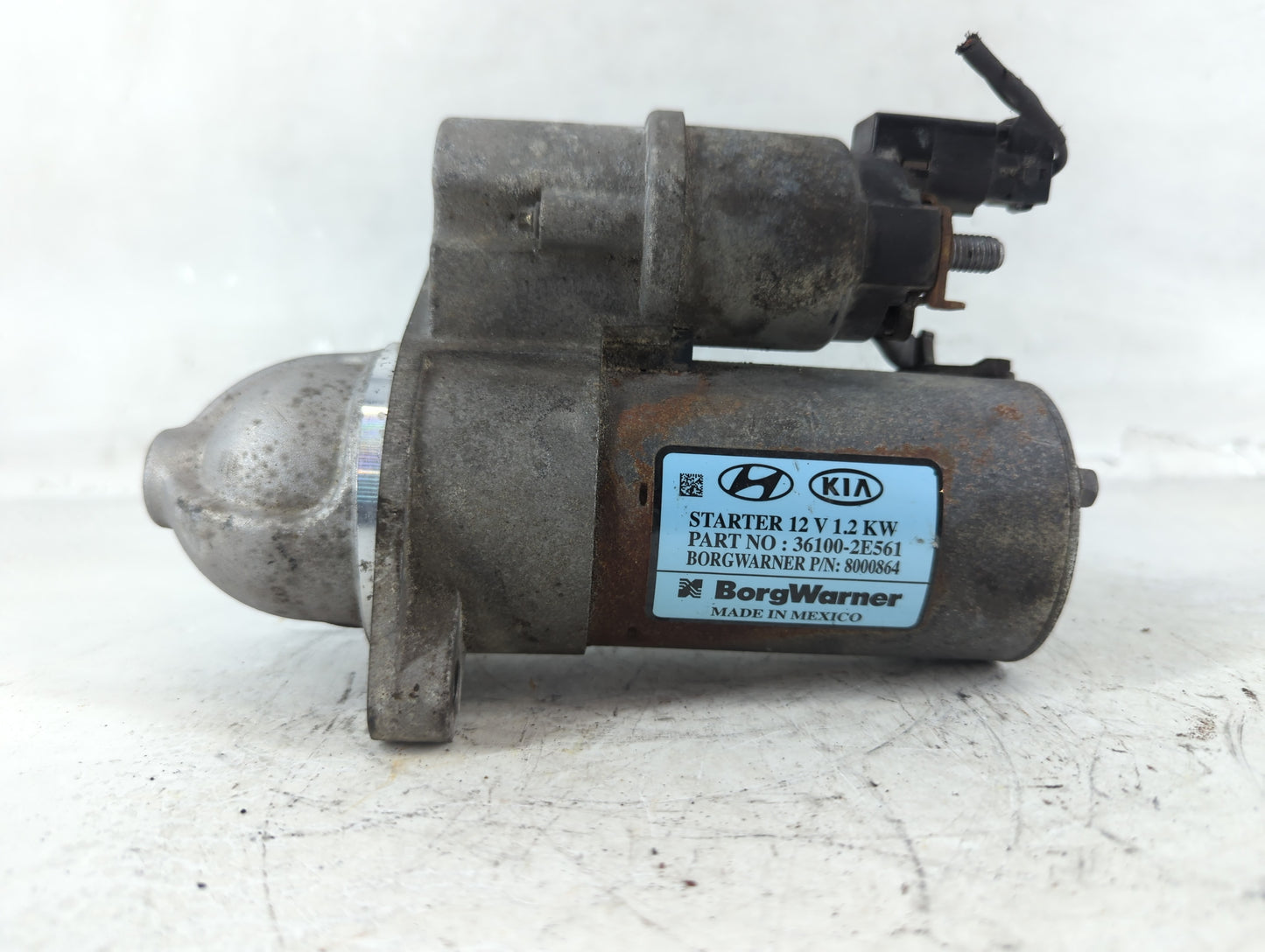 2017-2022 Kia Forte Car Starter Motor Solenoid OEM P/N:8000864 36100-2E561 Fits Fits 2017 2018 2019 2020 2021 2022 OEM Used 