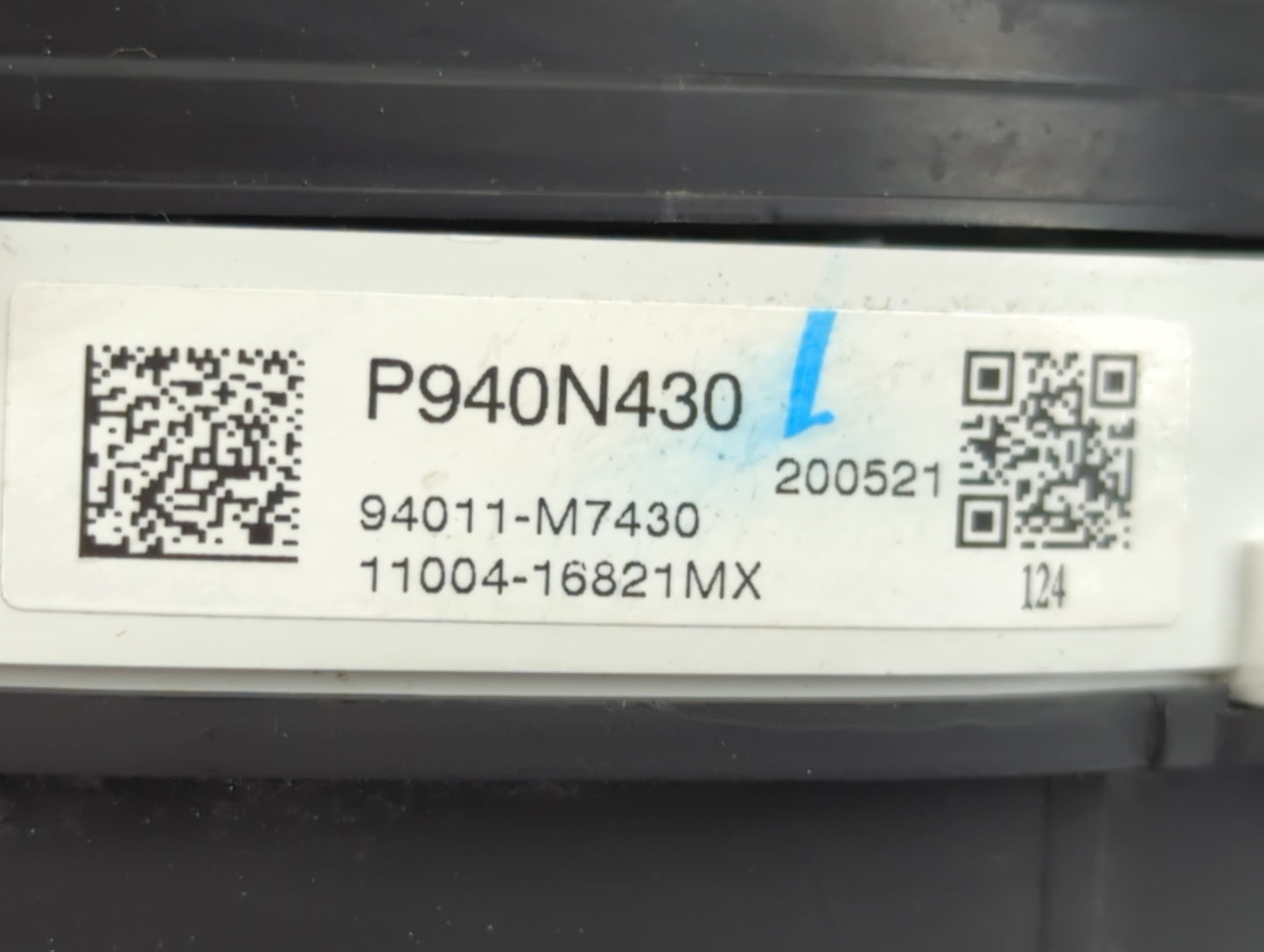 2019-2021 Kia Forte Instrument Cluster Speedometer Gauges P/N:94011-M7430 Fits Fits 2019 2020 2021 OEM Used Auto Parts - Oem