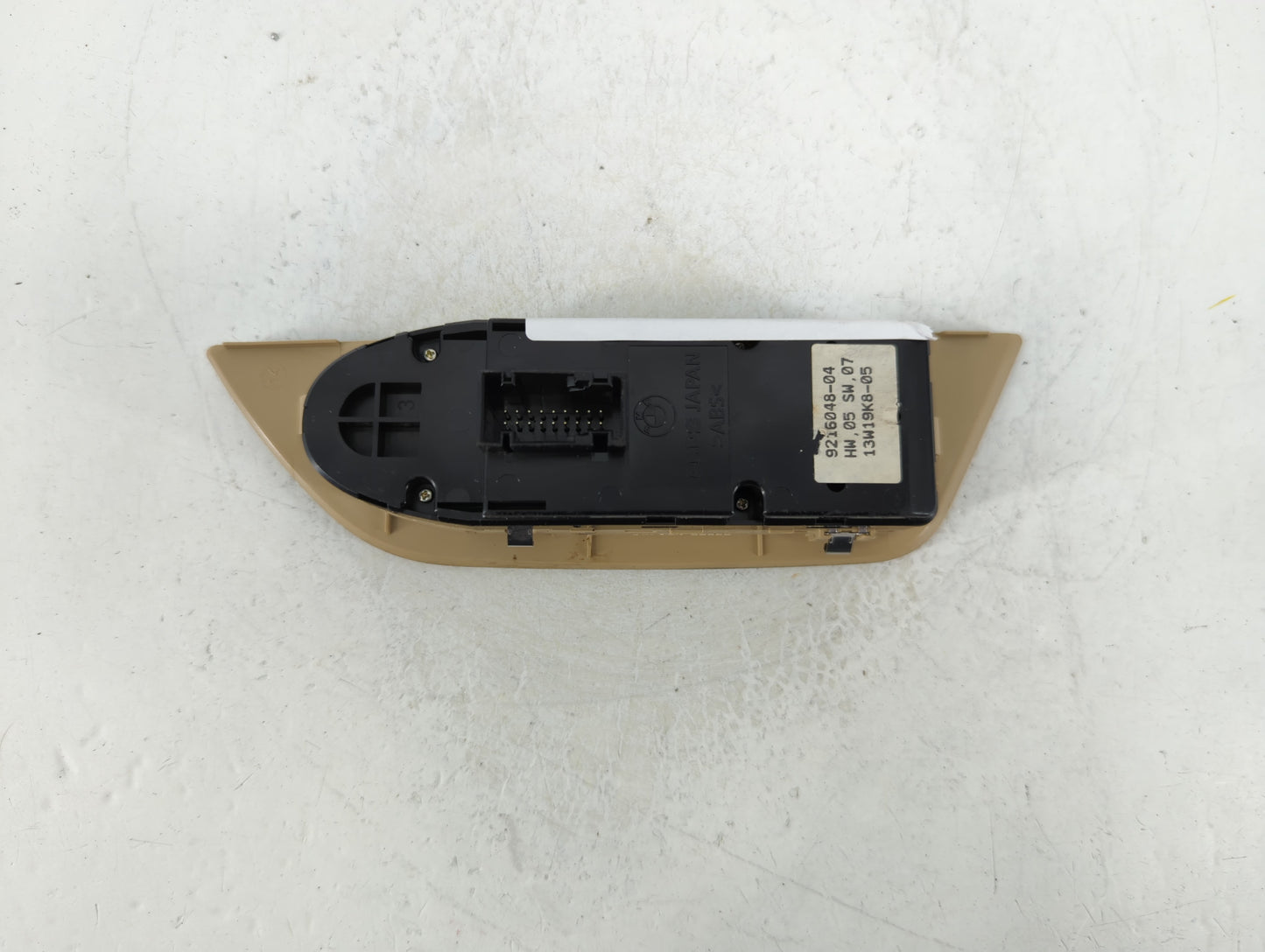 2021 Kia Forte Master Power Window Switch Replacement Driver Side Left P/N:9216048-04 Fits OEM Used Auto Parts - Oemusedauto