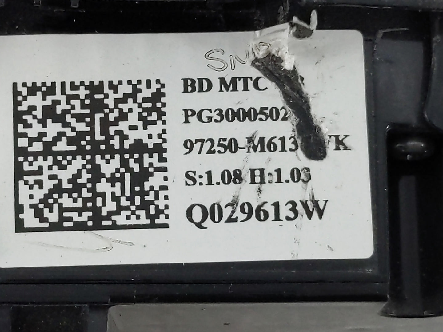 2019-2021 Kia Forte Climate Control Module Temperature AC/Heater Replacement P/N:97250-M613WK Fits Fits 2019 2020 2021 OEM U