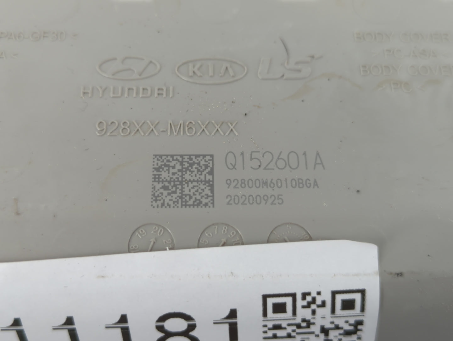 2021 Kia Forte Overhead Roof Console - Oemusedautoparts1.com