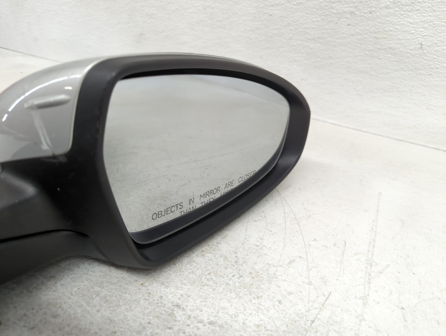 2020-2022 Kia Forte Passenger Right Side View Manual Door Mirror Silver - Oemusedautoparts1.com