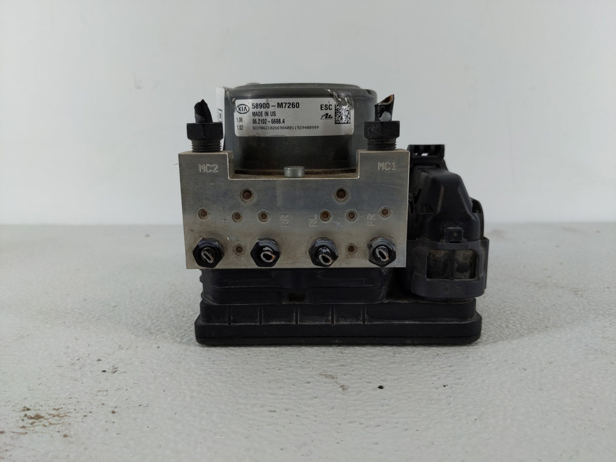 2019-2021 Kia Forte Anti-Lock Brake ABS Pump Module Actuator OEM P/N:58900-M7260 Fits Fits 2019 2020 2021 OEM Used Auto Part