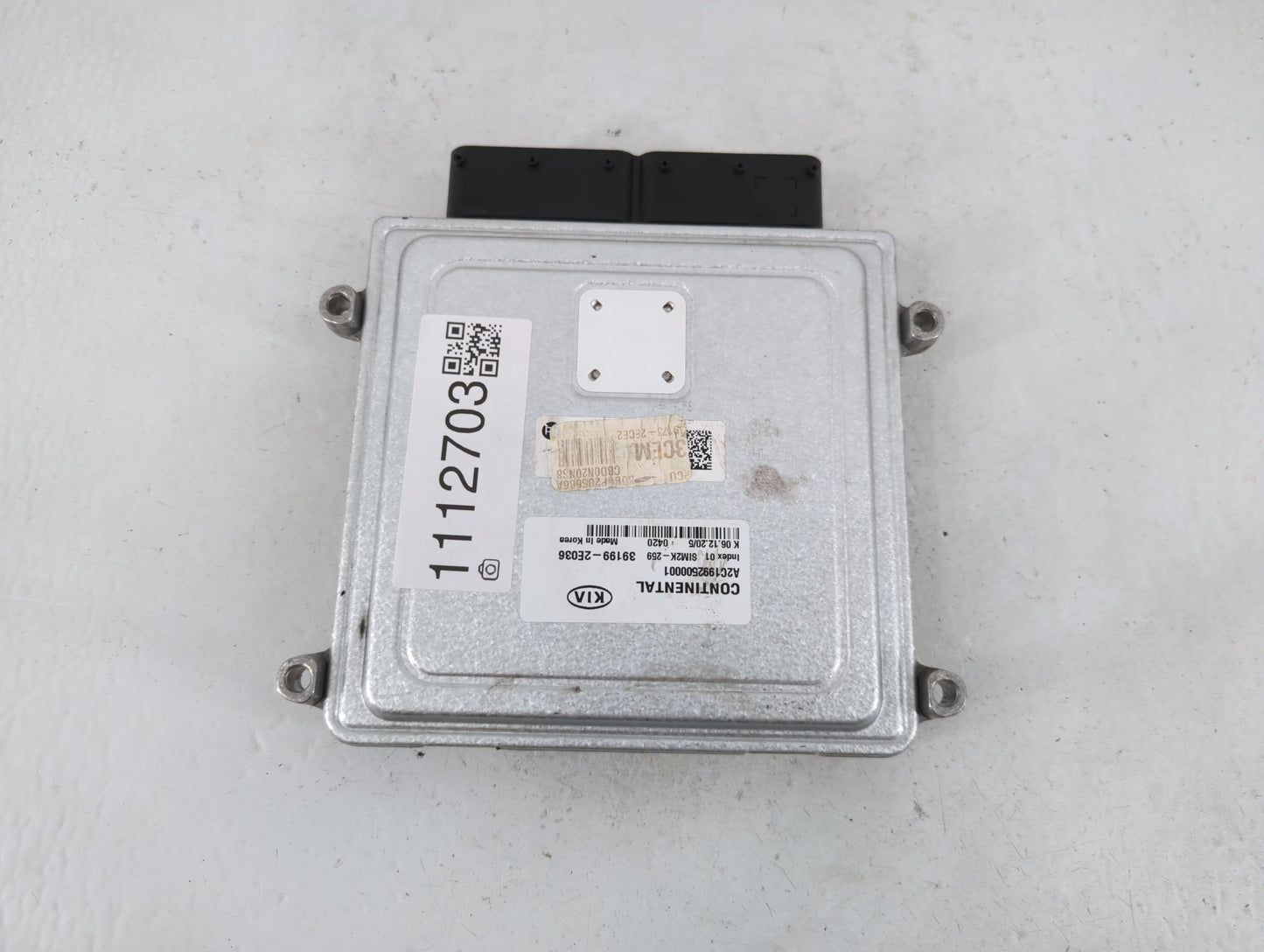 2021 Kia Forte PCM Engine Control Computer ECU ECM PCU OEM P/N:39199-2E036 Fits OEM Used Auto Parts - Oemusedautoparts1.com
