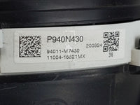 2019-2021 Kia Forte Instrument Cluster Speedometer Gauges P/N:94011-M7430 Fits Fits 2019 2020 2021 OEM Used Auto Parts - Oem