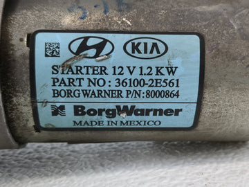 2017-2022 Kia Forte Car Starter Motor Solenoid OEM P/N:36100-2E561 Fits Fits 2017 2018 2019 2020 2021 2022 OEM Used Auto Parts