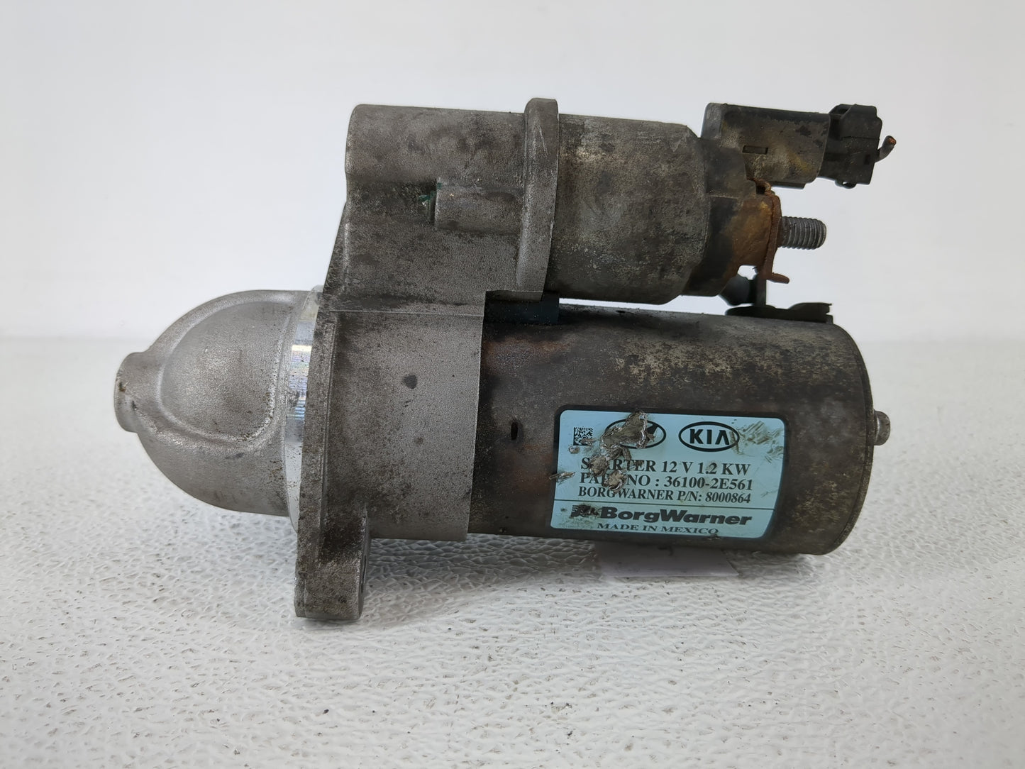 2017-2022 Kia Forte Car Starter Motor Solenoid OEM P/N:8000864 36100-2E561 Fits Fits 2017 2018 2019 2020 2021 2022 OEM Used 