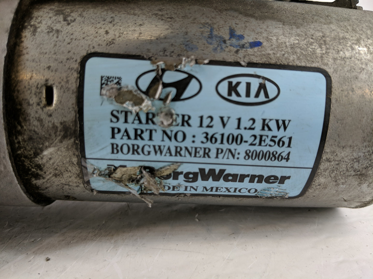 2017-2022 Kia Forte Car Starter Motor Solenoid OEM P/N:36100-2E561 Fits Fits 2017 2018 2019 2020 2021 2022 OEM Used Auto Par