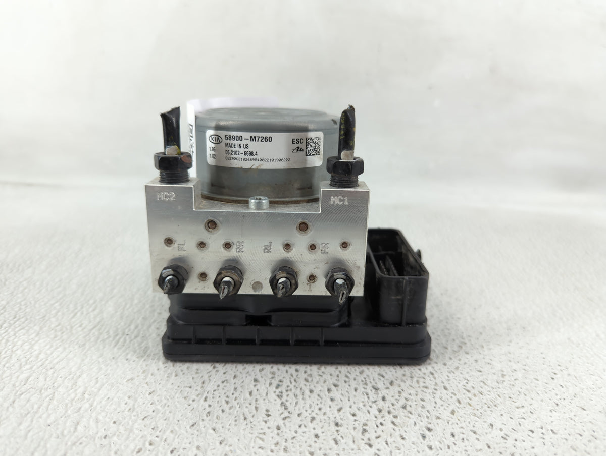 2019-2021 Kia Forte Anti-Lock Brake ABS Pump Module Actuator OEM P/N:58900-M7260 Fits Fits 2019 2020 2021 OEM Used Auto Part