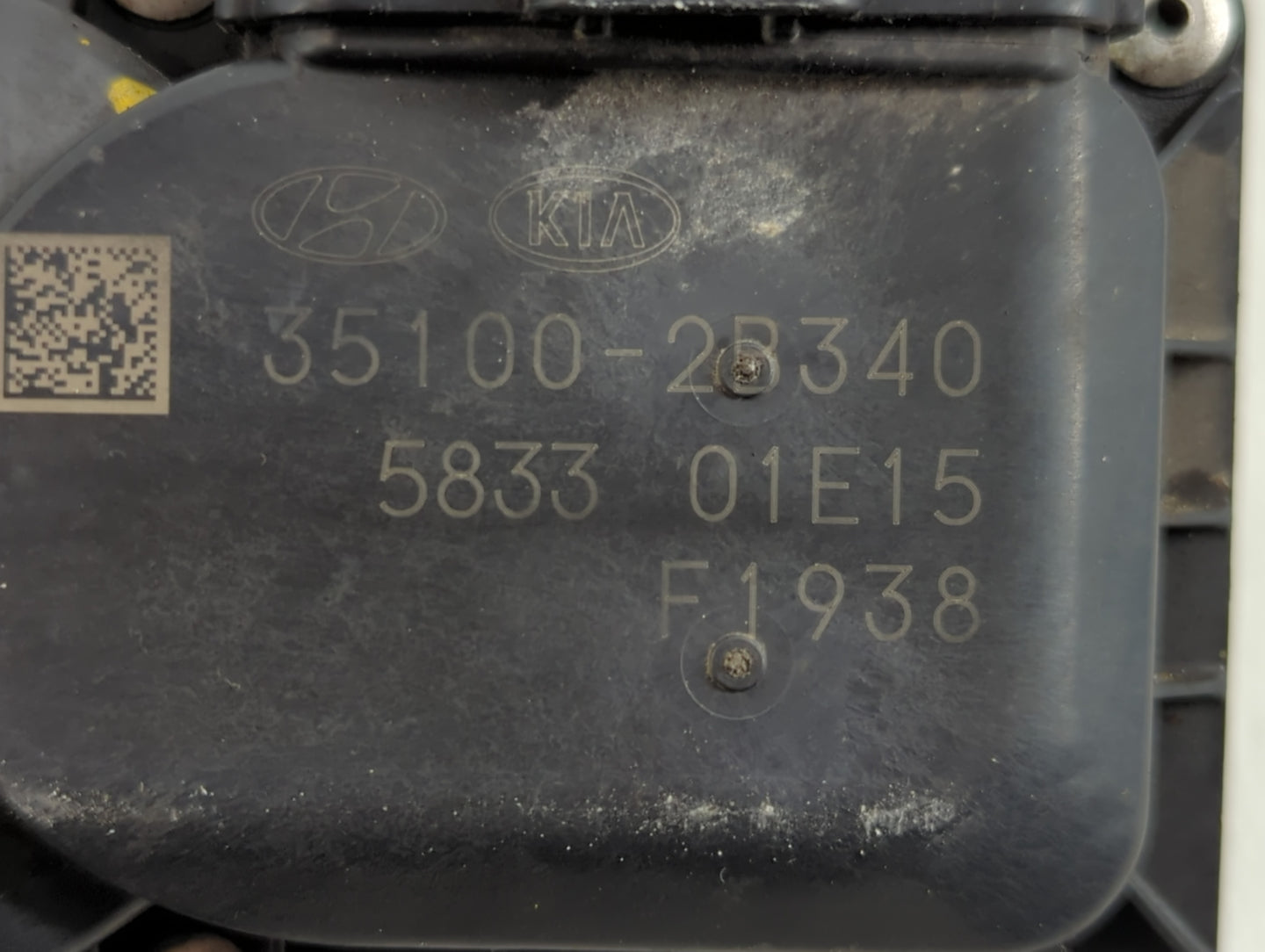 2017-2022 Kia Forte Throttle Body P/N:5833 01E15 35100-2B340 Fits Fits 2015 2016 2017 2018 2019 2020 2021 2022 OEM Used Auto