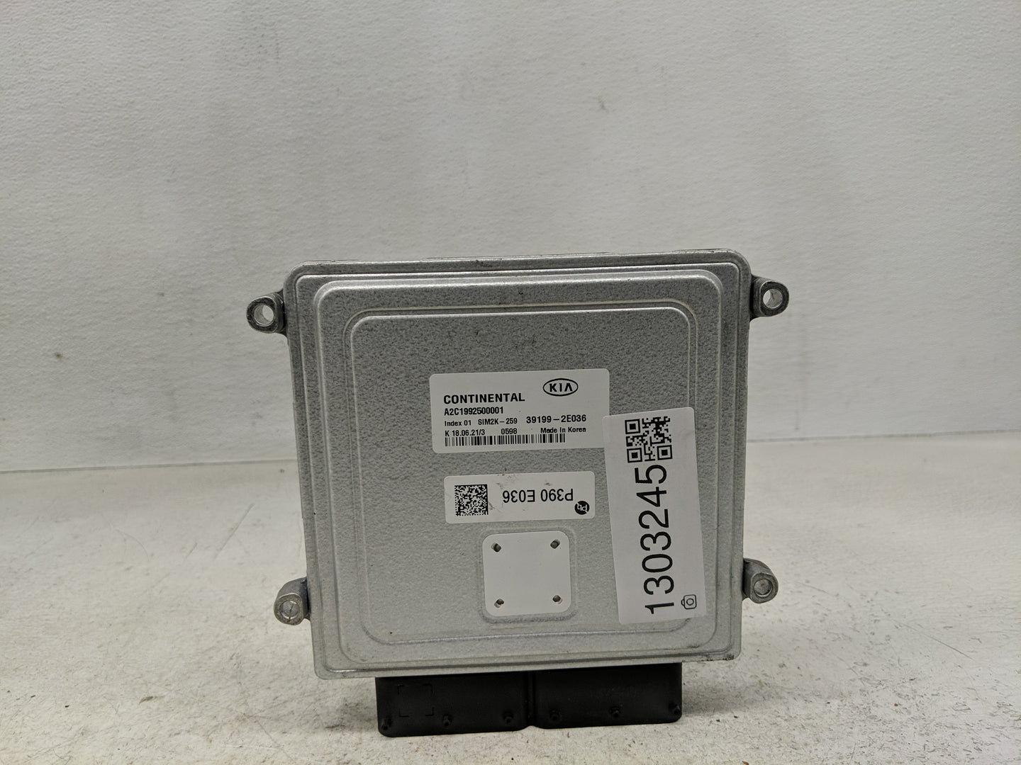 2019-2021 Kia Forte PCM Engine Control Computer ECU ECM PCU OEM P/N:39199-2E036 Fits Fits 2019 2020 2021 OEM Used Auto Parts
