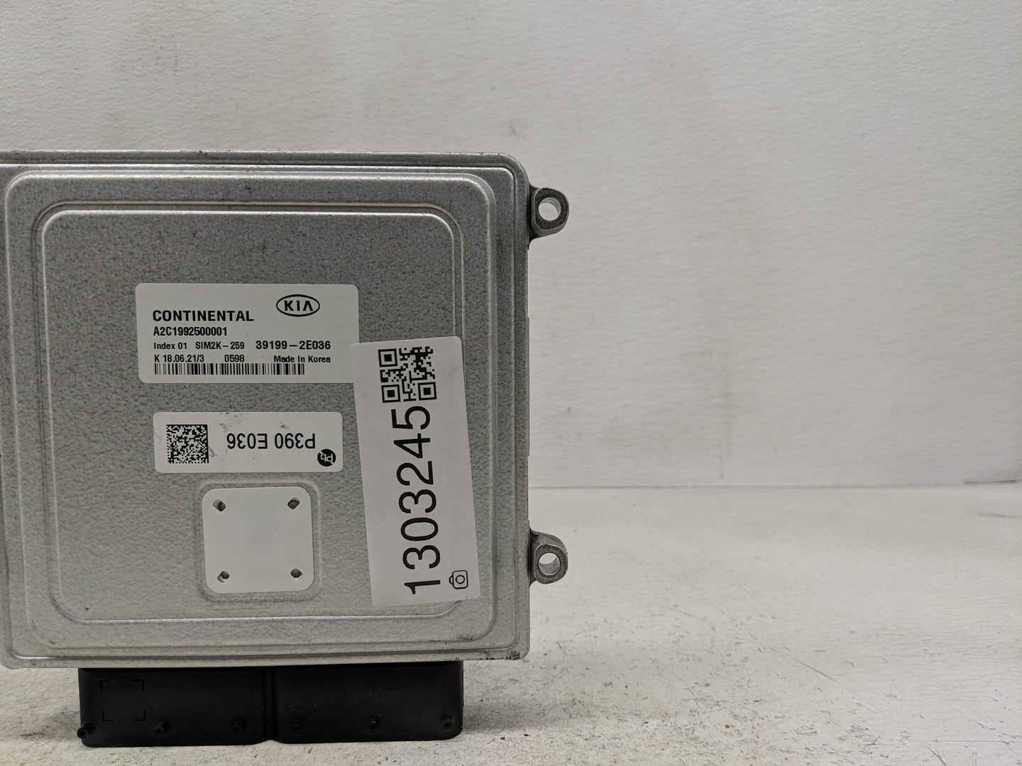 2019-2021 Kia Forte PCM Engine Control Computer ECU ECM PCU OEM P/N:39199-2E036 Fits Fits 2019 2020 2021 OEM Used Auto Parts