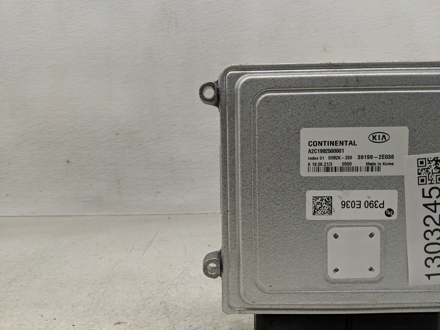 2019-2021 Kia Forte PCM Engine Control Computer ECU ECM PCU OEM P/N:39199-2E036 Fits Fits 2019 2020 2021 OEM Used Auto Parts