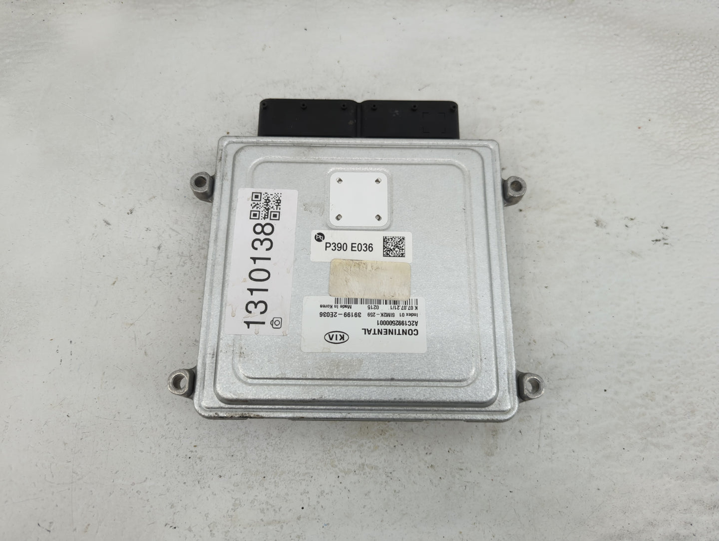2019-2021 Kia Forte PCM Engine Control Computer ECU ECM PCU OEM P/N:39199-2E036 Fits Fits 2019 2020 2021 OEM Used Auto Parts