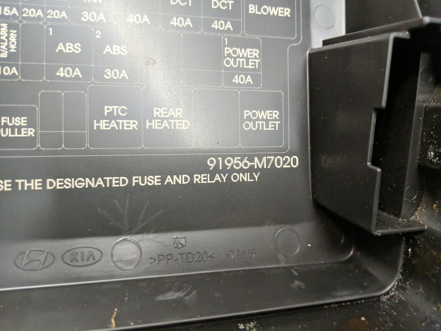 2021 Kia Forte Fusebox Fuse Box Panel Relay Module P/N:078LA52 91431 M7052 Fits OEM Used Auto Parts - Oemusedautoparts1.com