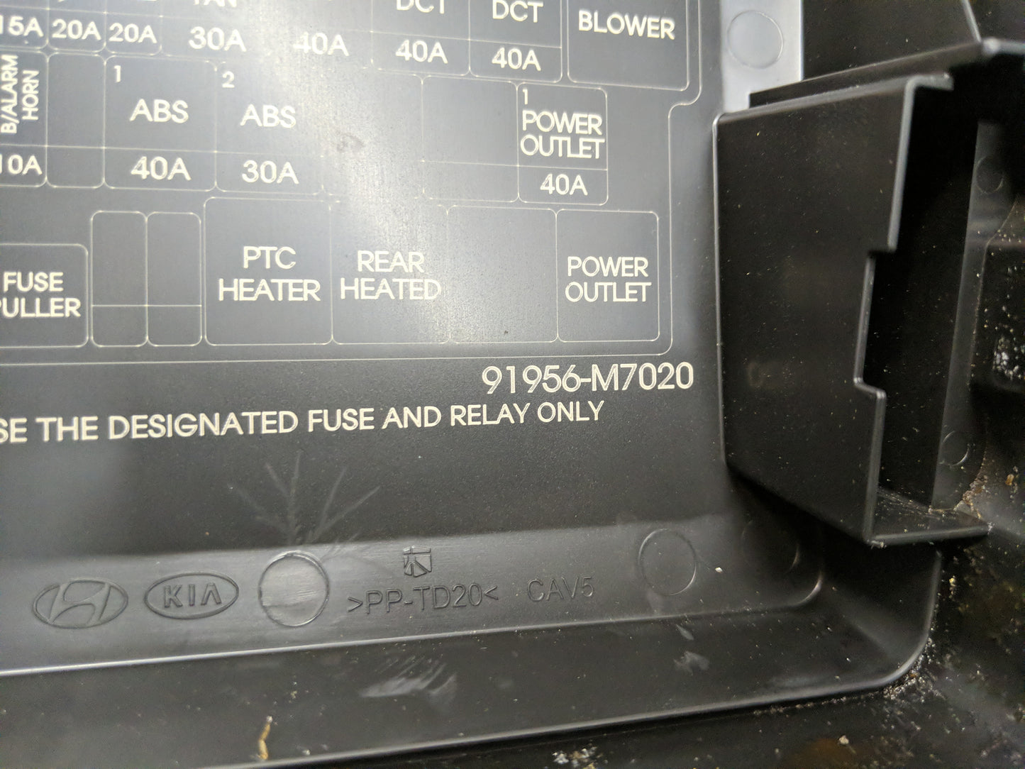 2021 Kia Forte Fusebox Fuse Box Panel Relay Module P/N:078LA52 91431 M7052 Fits OEM Used Auto Parts - Oemusedautoparts1.com