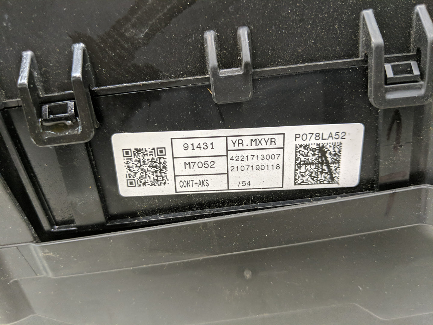 2021 Kia Forte Fusebox Fuse Box Panel Relay Module P/N:078LA52 91431 M7052 Fits OEM Used Auto Parts - Oemusedautoparts1.com