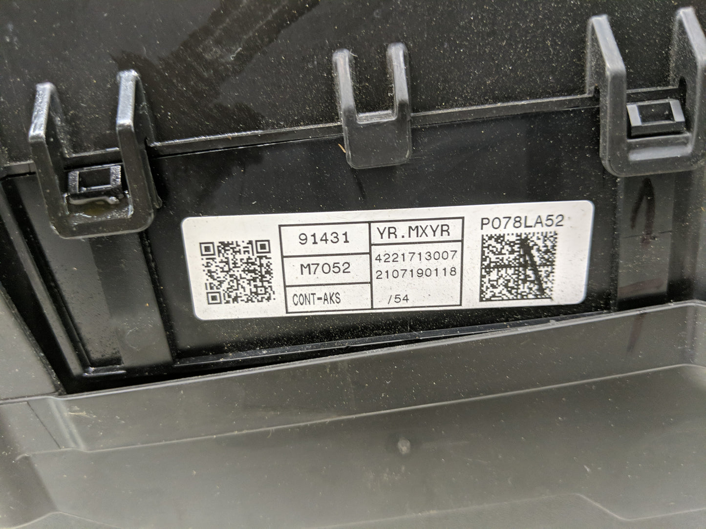 2021 Kia Forte Fusebox Fuse Box Panel Relay Module P/N:078LA52 91431 M7052 Fits OEM Used Auto Parts - Oemusedautoparts1.com