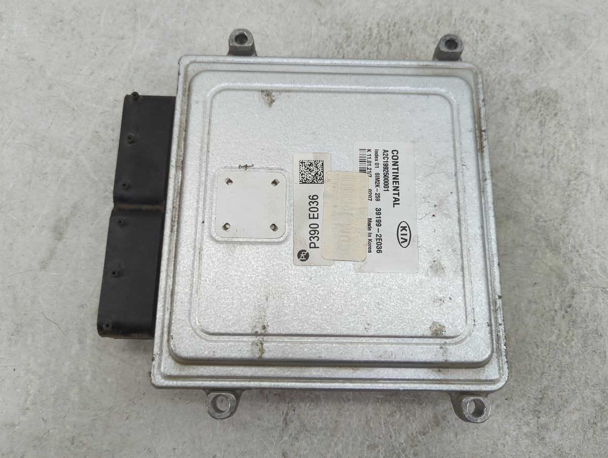 2020-2021 Kia Forte PCM Engine Control Computer ECU ECM PCU OEM P/N:39199-2E036 A2C1992500001, SIM2K-259 Fits 2020 2021 OEM 
