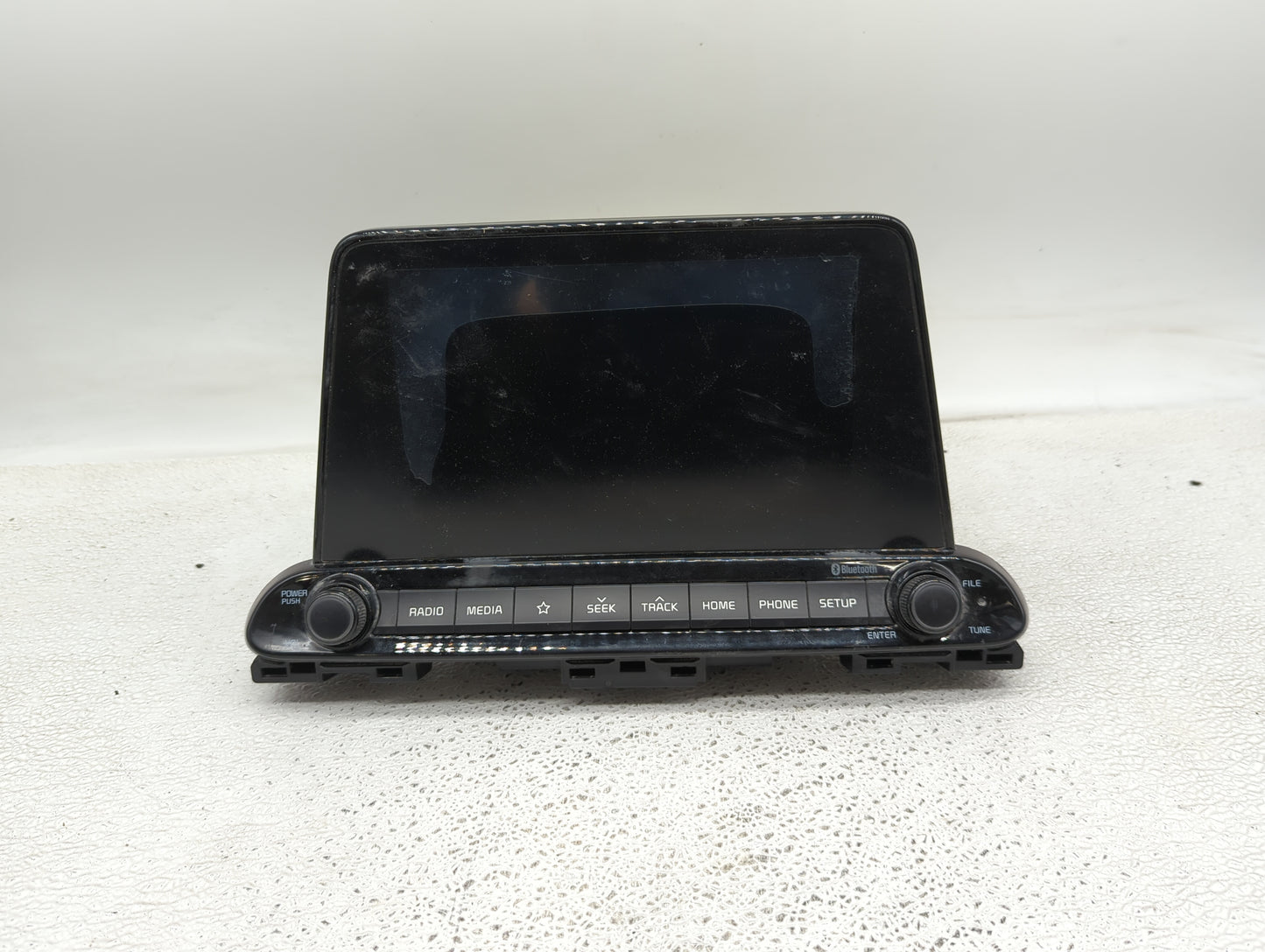 2019-2021 Kia Forte Radio AM FM Cd Player Receiver Replacement P/N:96160M7070WK Fits Fits 2019 2020 2021 OEM Used Auto Parts