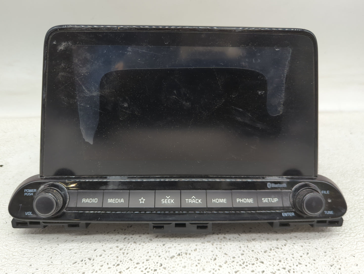 2019-2021 Kia Forte Radio AM FM Cd Player Receiver Replacement P/N:96160M7070WK Fits Fits 2019 2020 2021 OEM Used Auto Parts