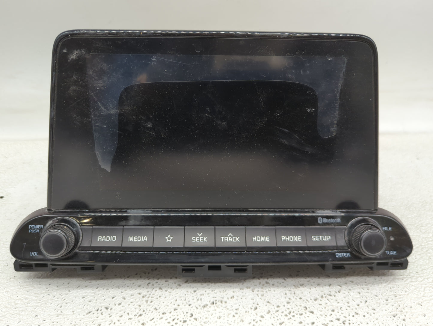 2019-2021 Kia Forte Radio AM FM Cd Player Receiver Replacement P/N:96160M7070WK Fits Fits 2019 2020 2021 OEM Used Auto Parts