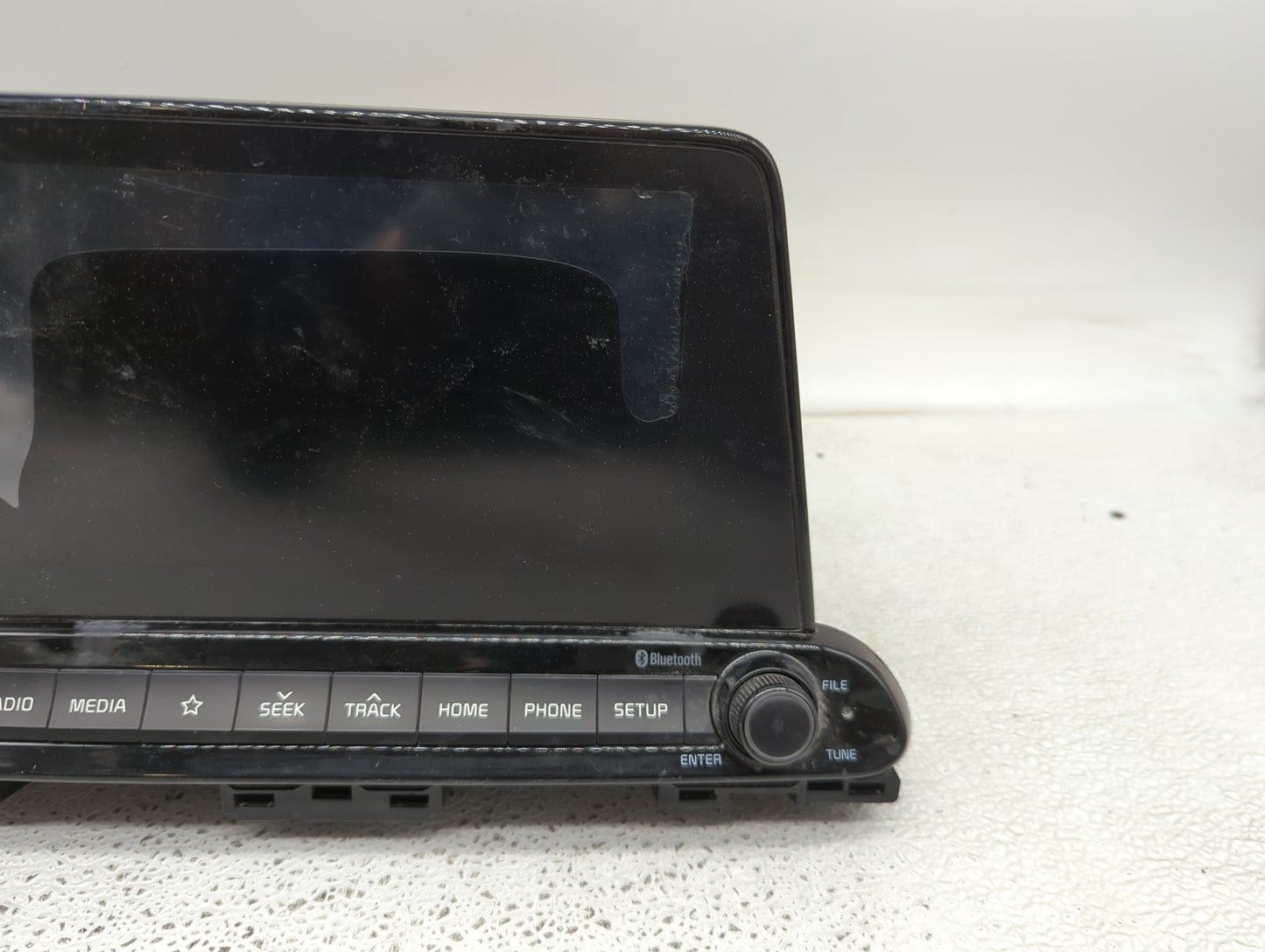 2019-2021 Kia Forte Radio AM FM Cd Player Receiver Replacement P/N:96160M7070WK Fits Fits 2019 2020 2021 OEM Used Auto Parts