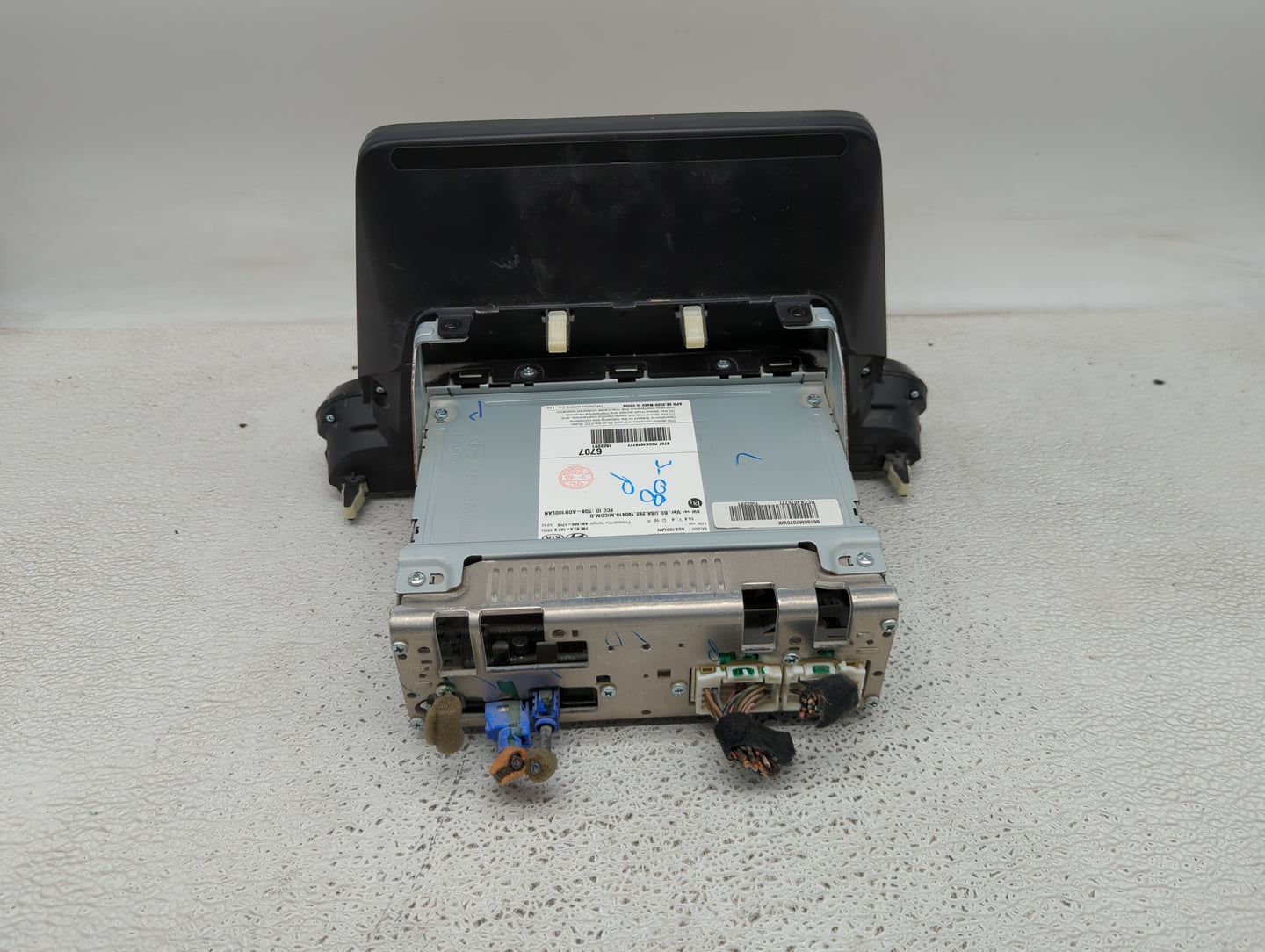 2019-2021 Kia Forte Radio AM FM Cd Player Receiver Replacement P/N:96160M7070WK Fits Fits 2019 2020 2021 OEM Used Auto Parts