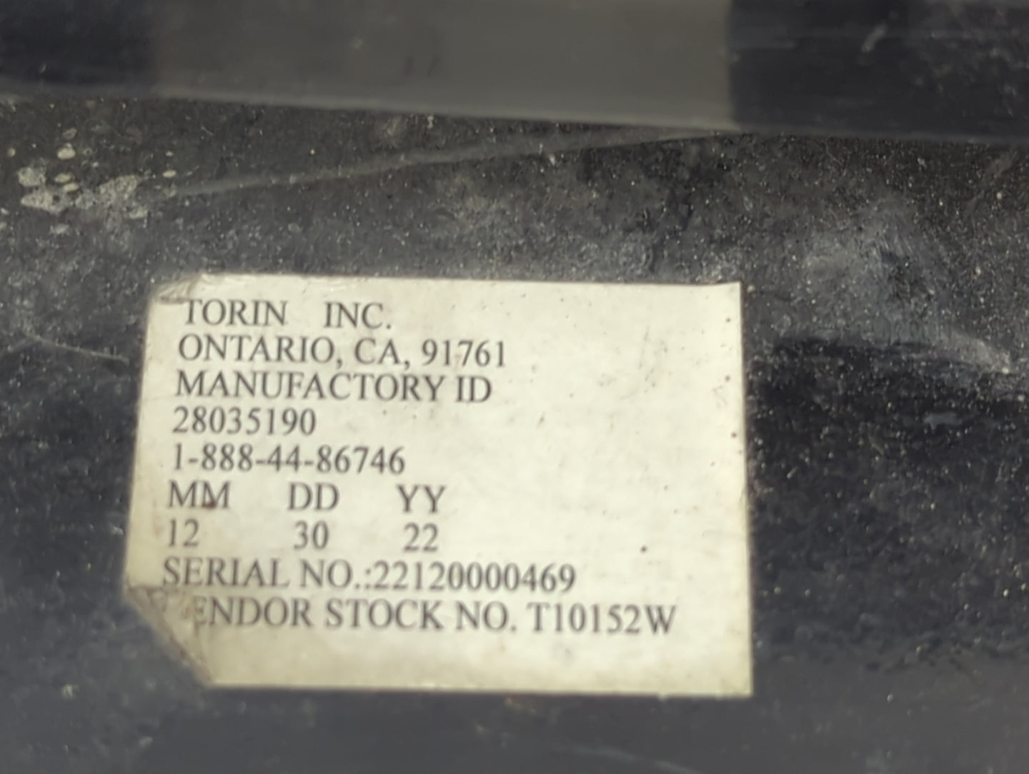 2021 Kia Forte Spare Scissor Car Jack Black - Oemusedautoparts1.com